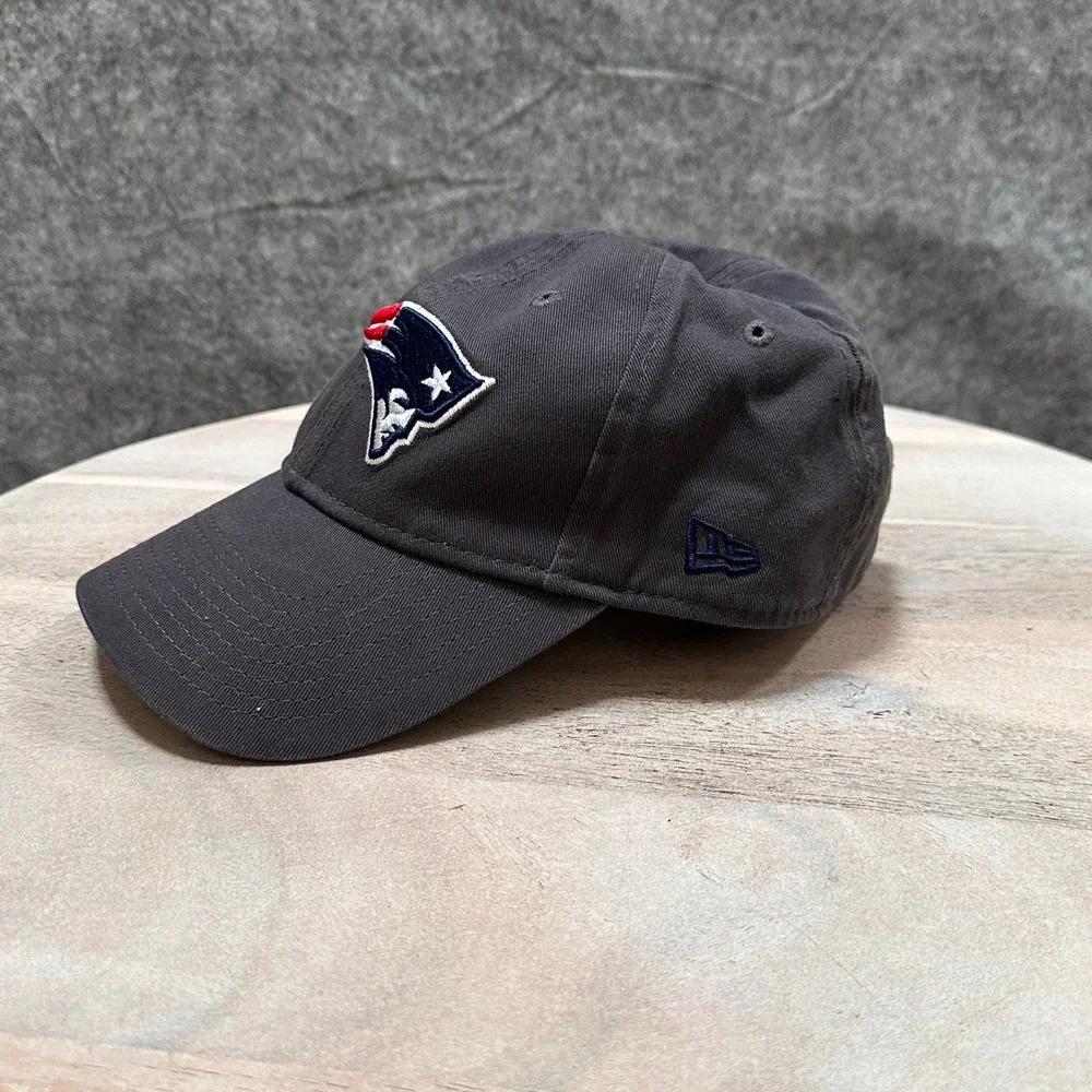 New Era 9TWENTY New England Patriots Women Hat Gray Adjustable NFL Baseball Cap
